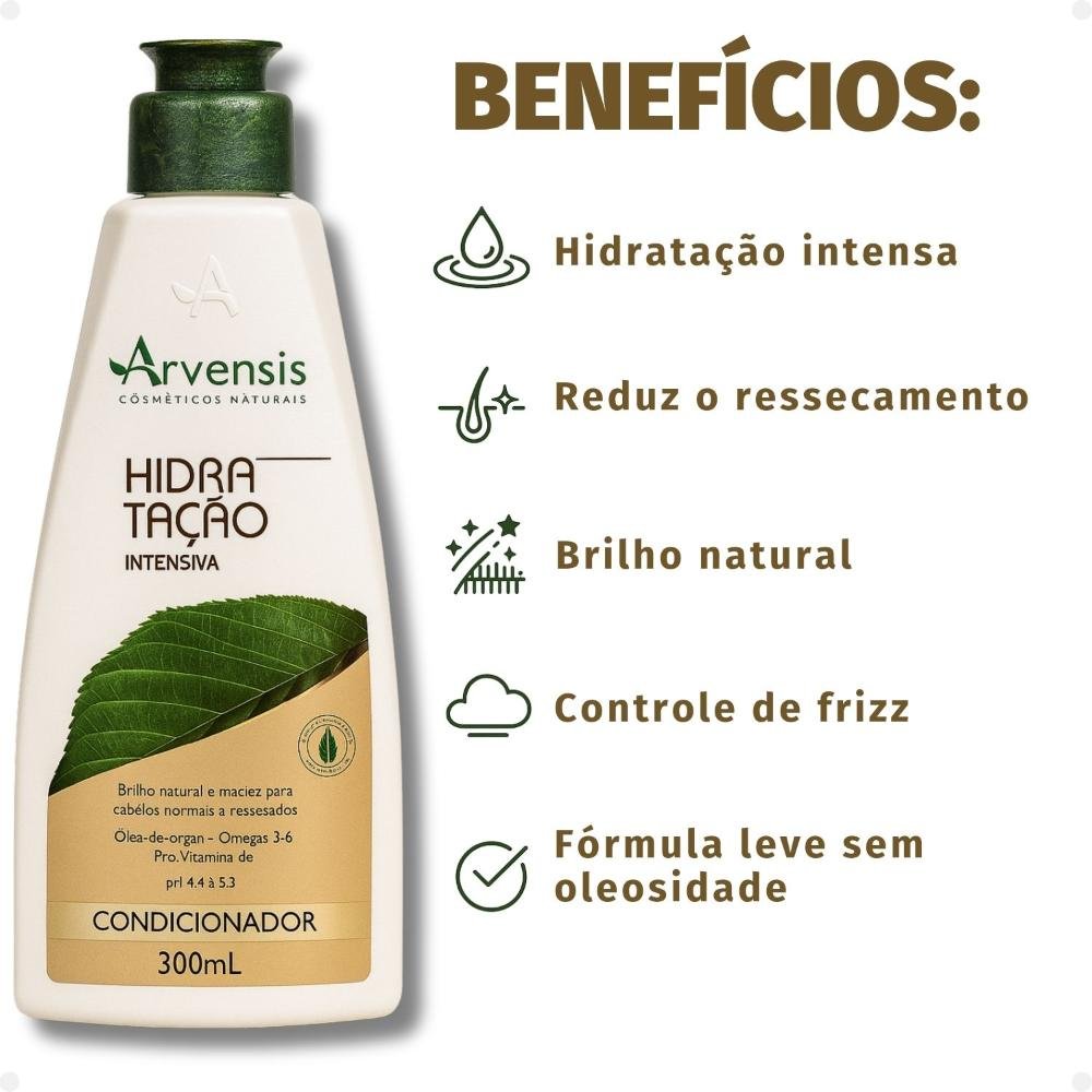 Condicionador Arvensis Hidratação Intensiva 300ml 300ml 2