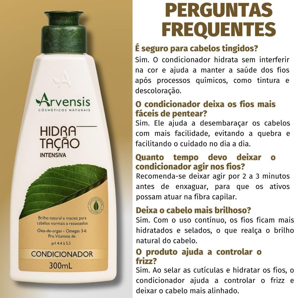 Condicionador Arvensis Hidratação Intensiva 300ml 300ml 5