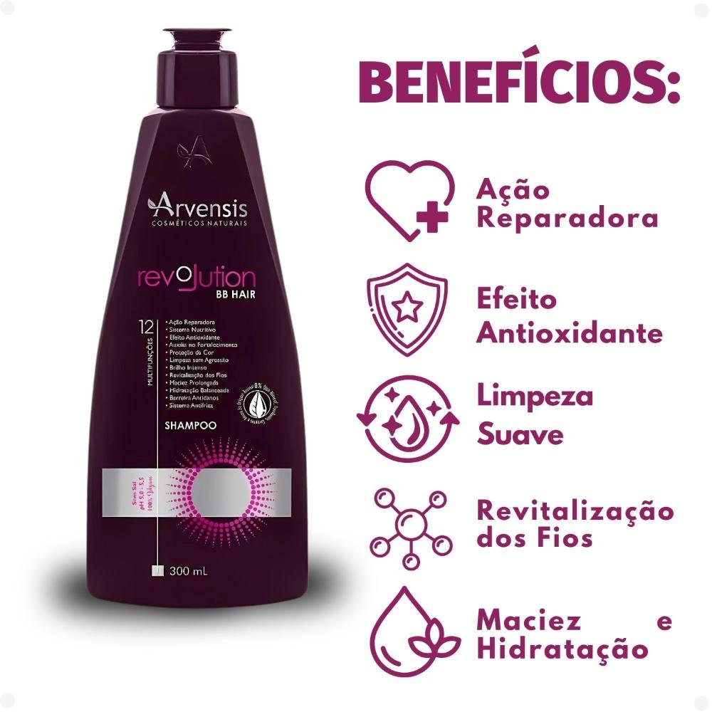 Shampoo Arvensis BB Hair Revolution 300ml 300ml 2