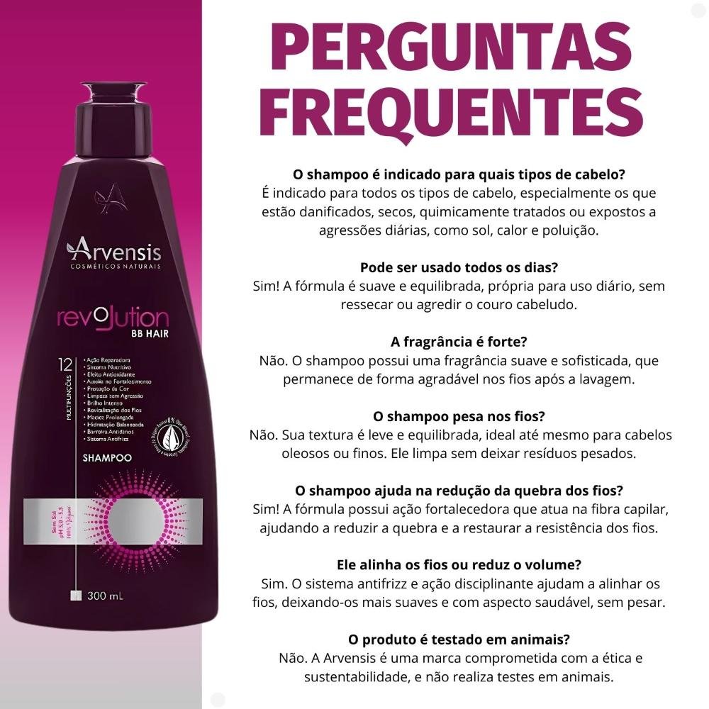 Shampoo Arvensis BB Hair Revolution 300ml 300ml 5