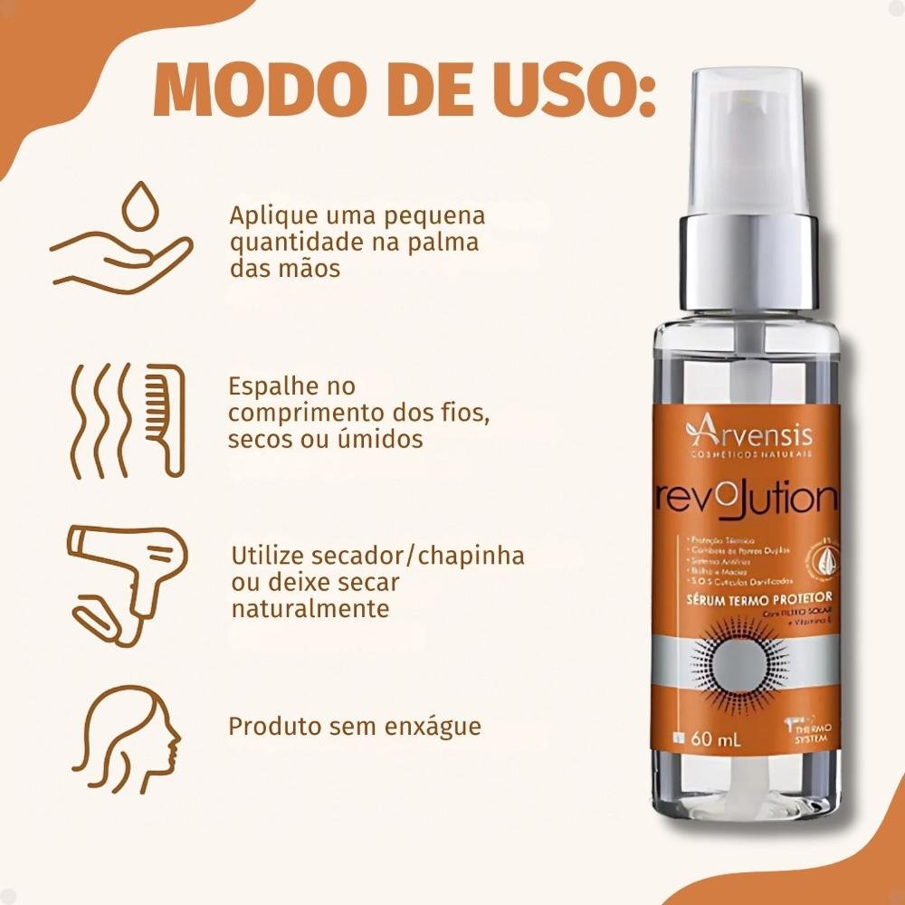 Sérum Termo Protetor Arvensis Revolution 60ml 60ml 4