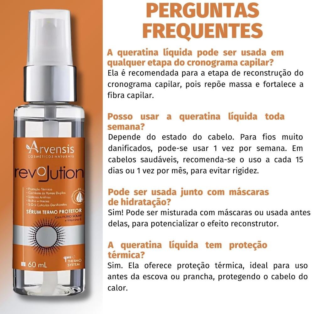 Sérum Termo Protetor Arvensis Revolution 60ml 60ml 5