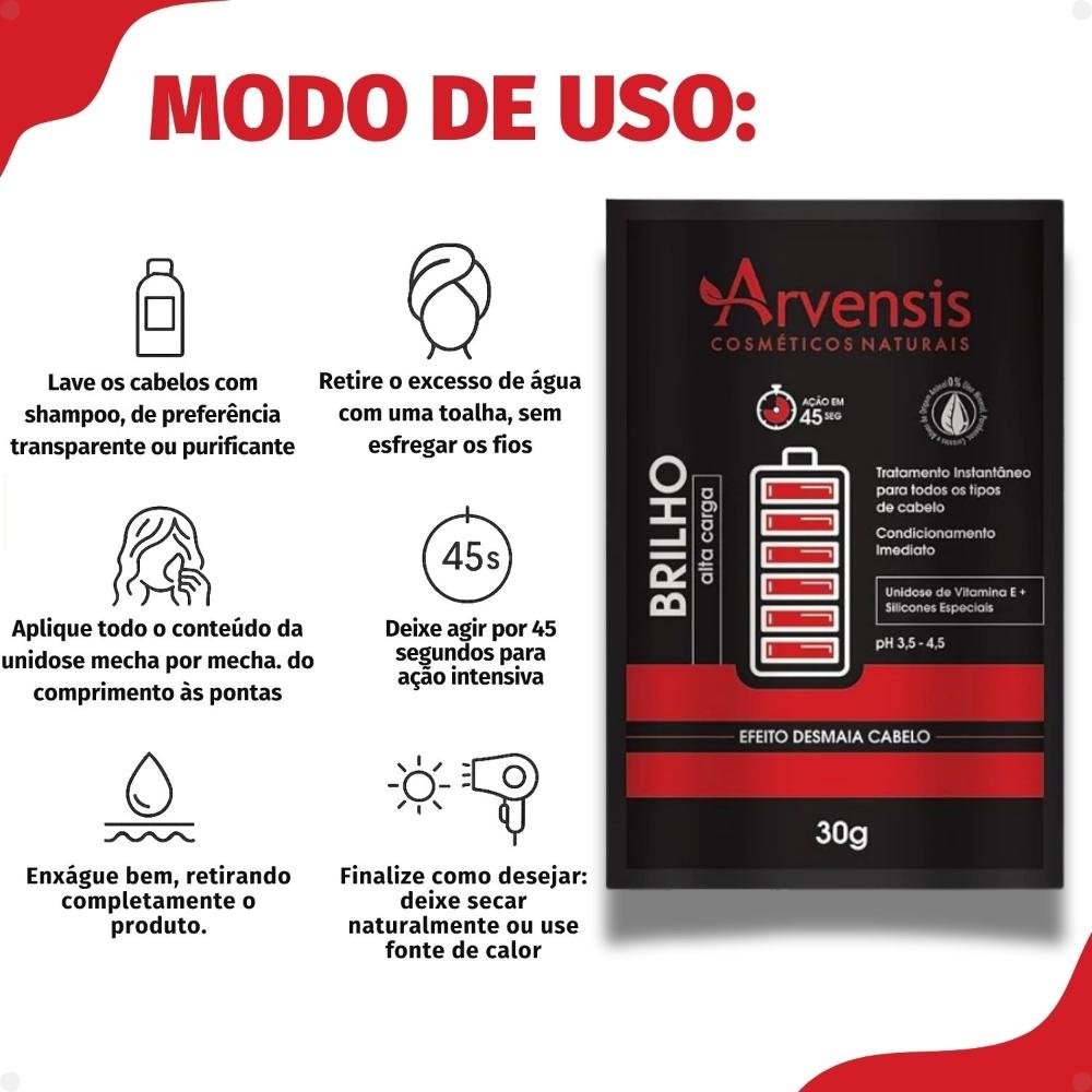 Unidose Arvensis Brilho 30g 30g 4