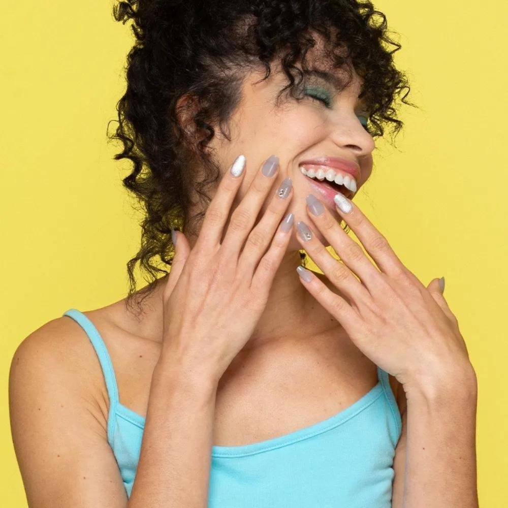 Unhas Autocolantes Kiss Impress Nail Art Legacy Bailarina C/30un Ime02 ÚNICO 6