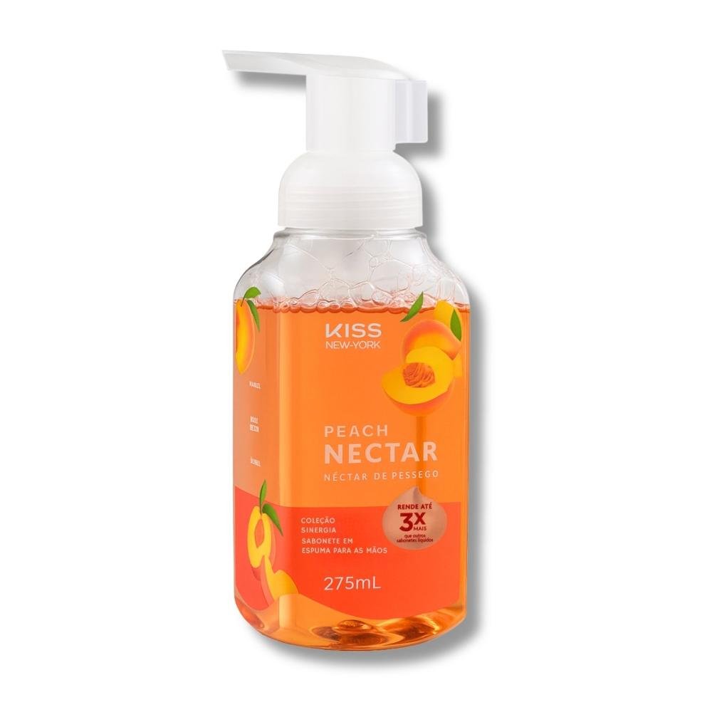 Sabonete em Espuma Para Mãos Kiss New York Peach Nectar 275ml
