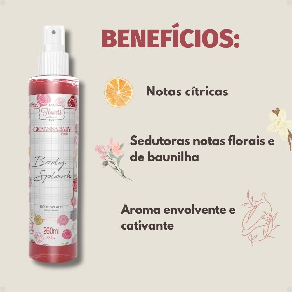 Body Splash Desodorante Giovanna Baby Lovely 260ml 260ml 2