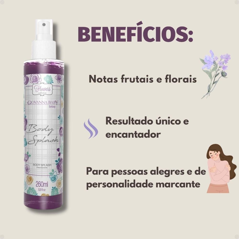 Body Splash Desodorante Giovanna Baby Fantasy 260ml 260ml 2