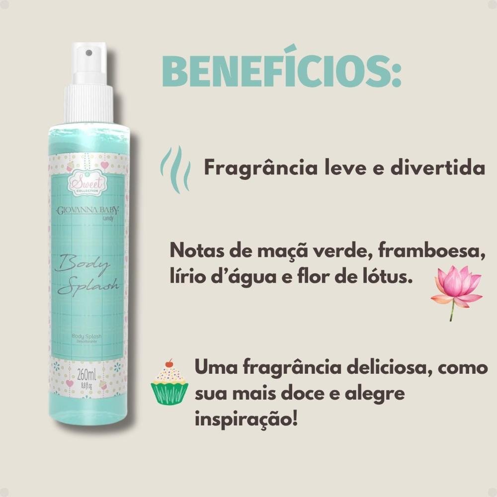 Body Splash Desodorante Giovanna Baby Candy 260ml 260ml 2