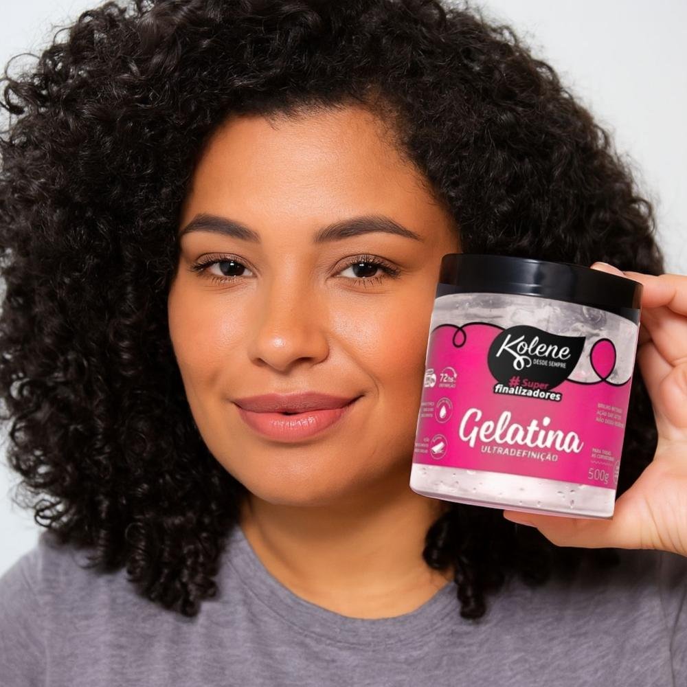 Gelatina Capilar Kolene #Super Finalizadores Ultra Definição 500g 500g 3