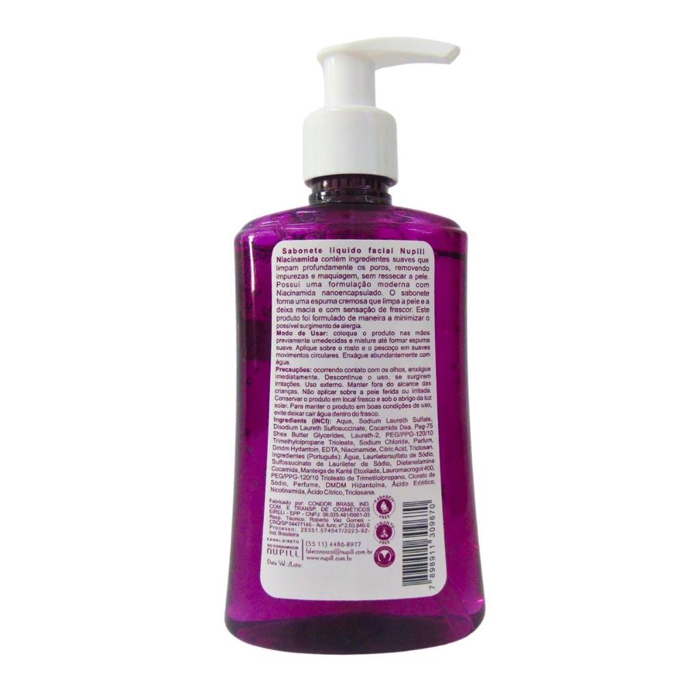 Sabonete Líquido Facial Pele Sensível Nupill Firmness Intensive Nano Niacinamida 200ml 200ml 3