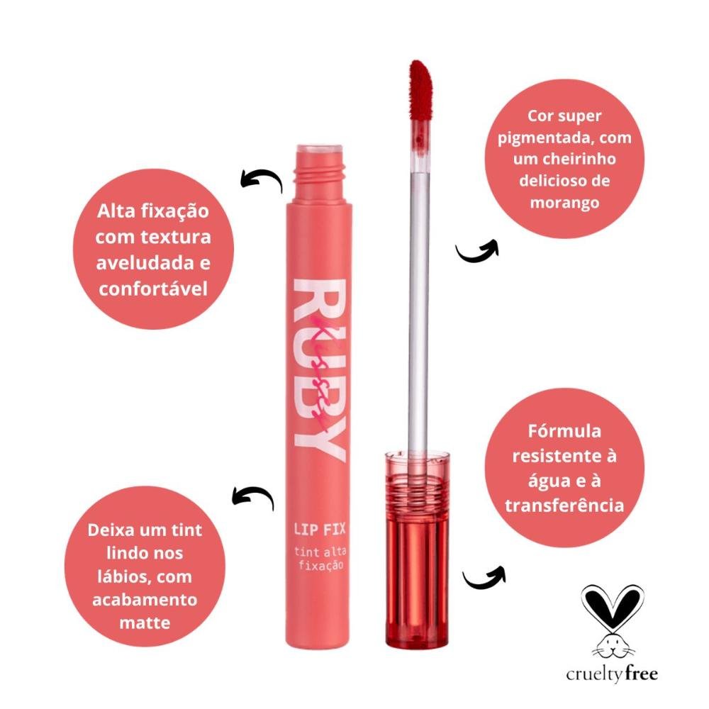 Lip Fix Tint Ruby Kisses Pink Energy Llt05b 2ml 2ml 2