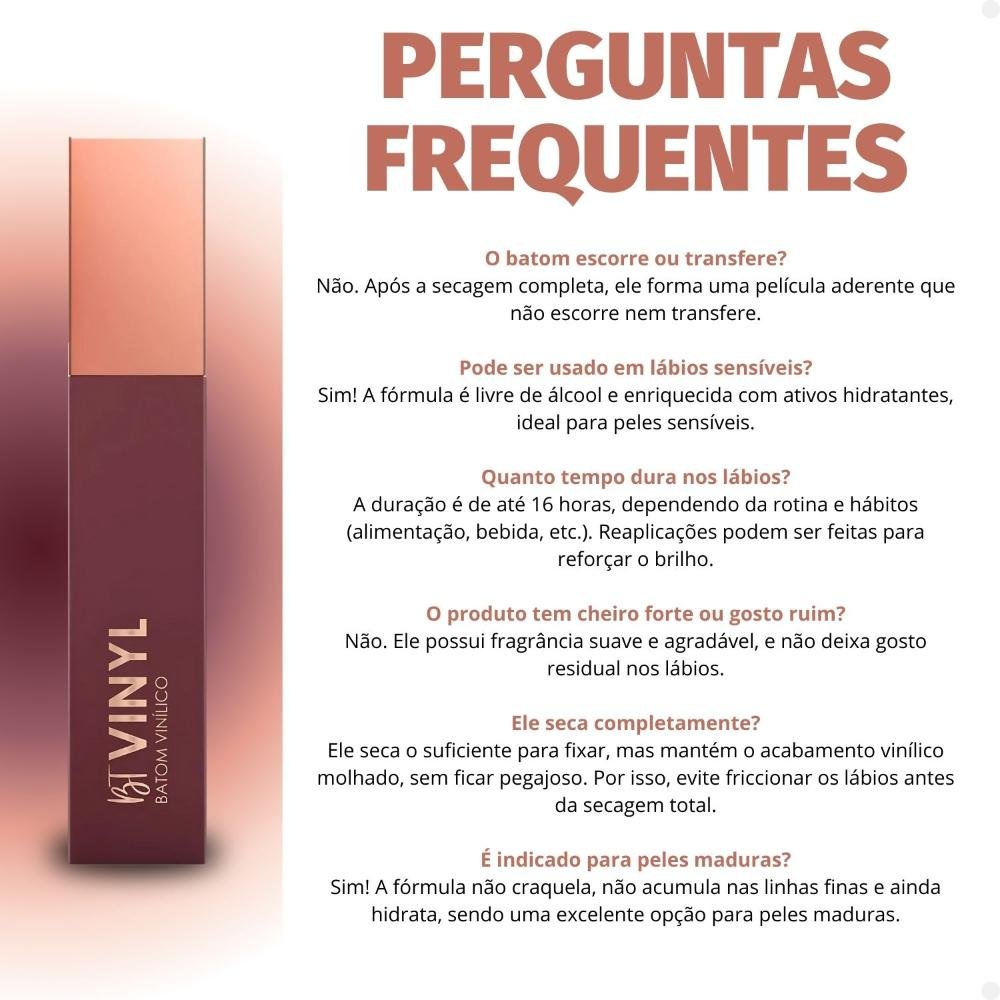 Batom Vinílico Bruna Tavares BT Vinyl Laura Laura 7