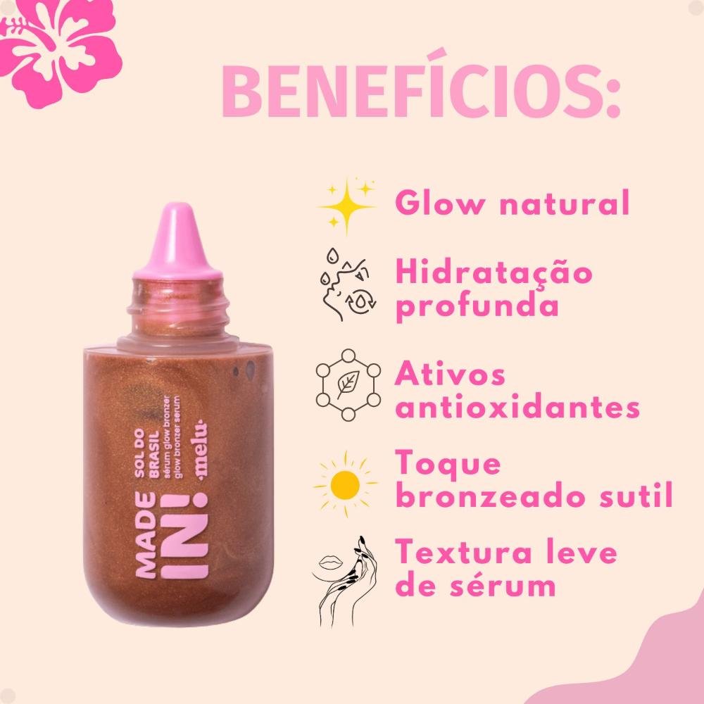 Sérum Glow Melu Made In! Sol do Brasil Pôr do Sol RR-S3300-2 Pôr do Sol 2