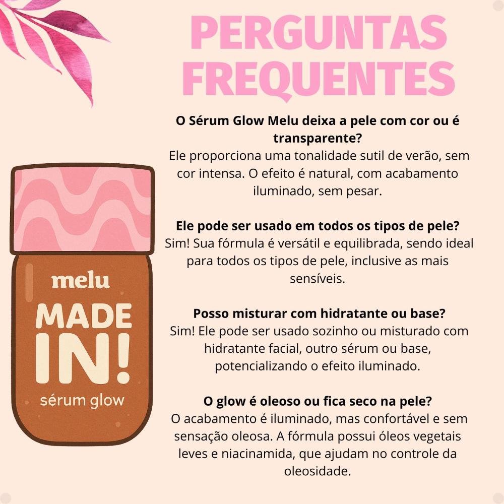 Sérum Glow Melu Made In! Sol do Brasil Pôr do Sol RR-S3300-2 Pôr do Sol 7