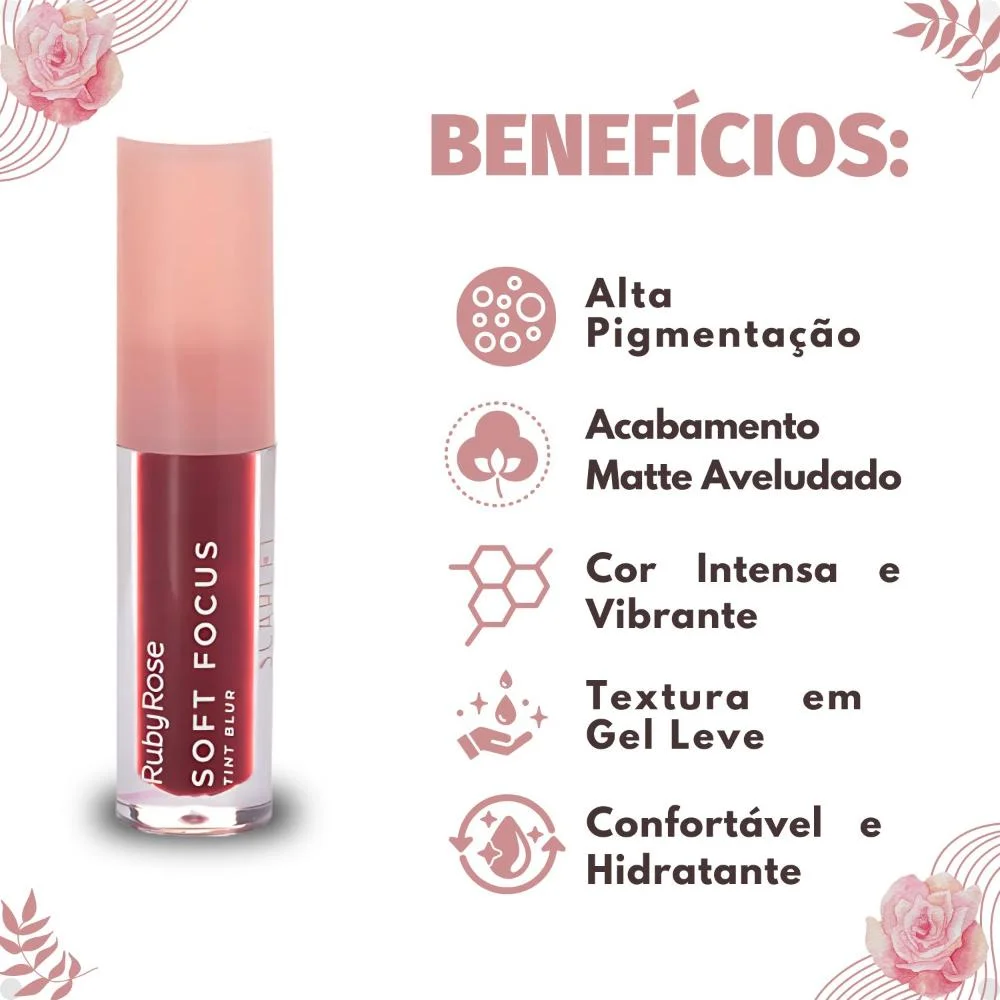 Tint Blur Ruby Rose Foft Focus Scarlet Hb-L6601-3 Scarlet 2
