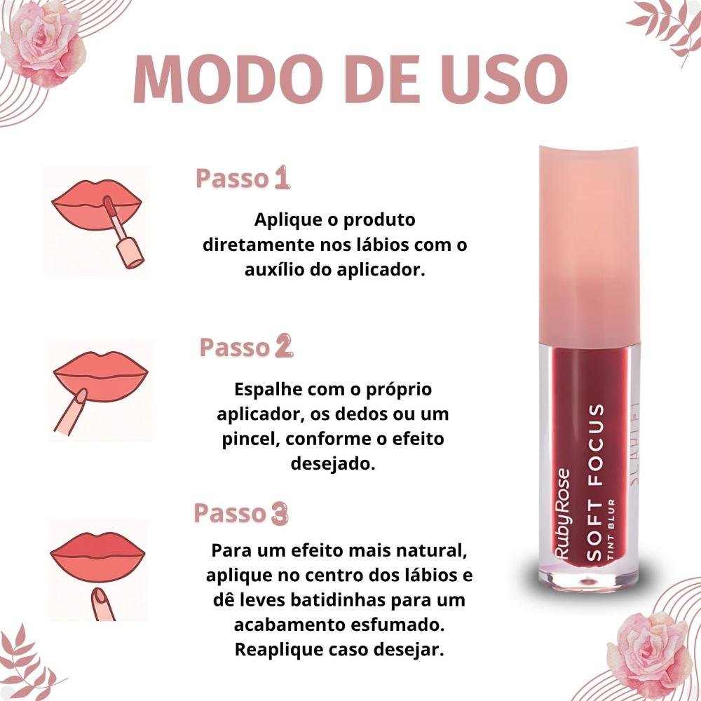 Tint Blur Ruby Rose Foft Focus Scarlet Hb-L6601-3 Scarlet 6