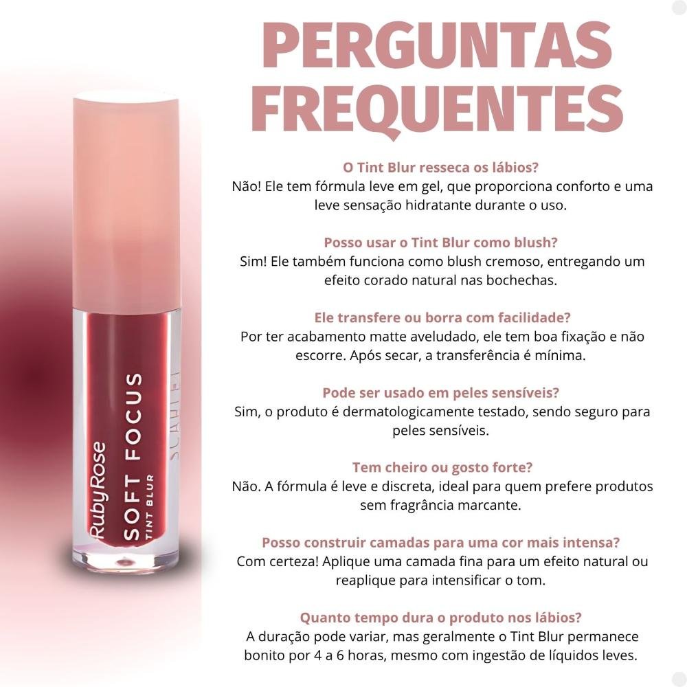 Tint Blur Ruby Rose Foft Focus Scarlet Hb-L6601-3 Scarlet 7