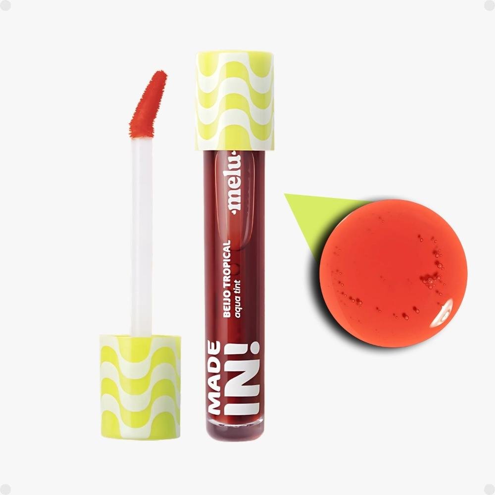 Aqua Tint Melu Made In! Beijo Tropical Doce Tangerina RR-L6602-2 Doce Tangerina 3