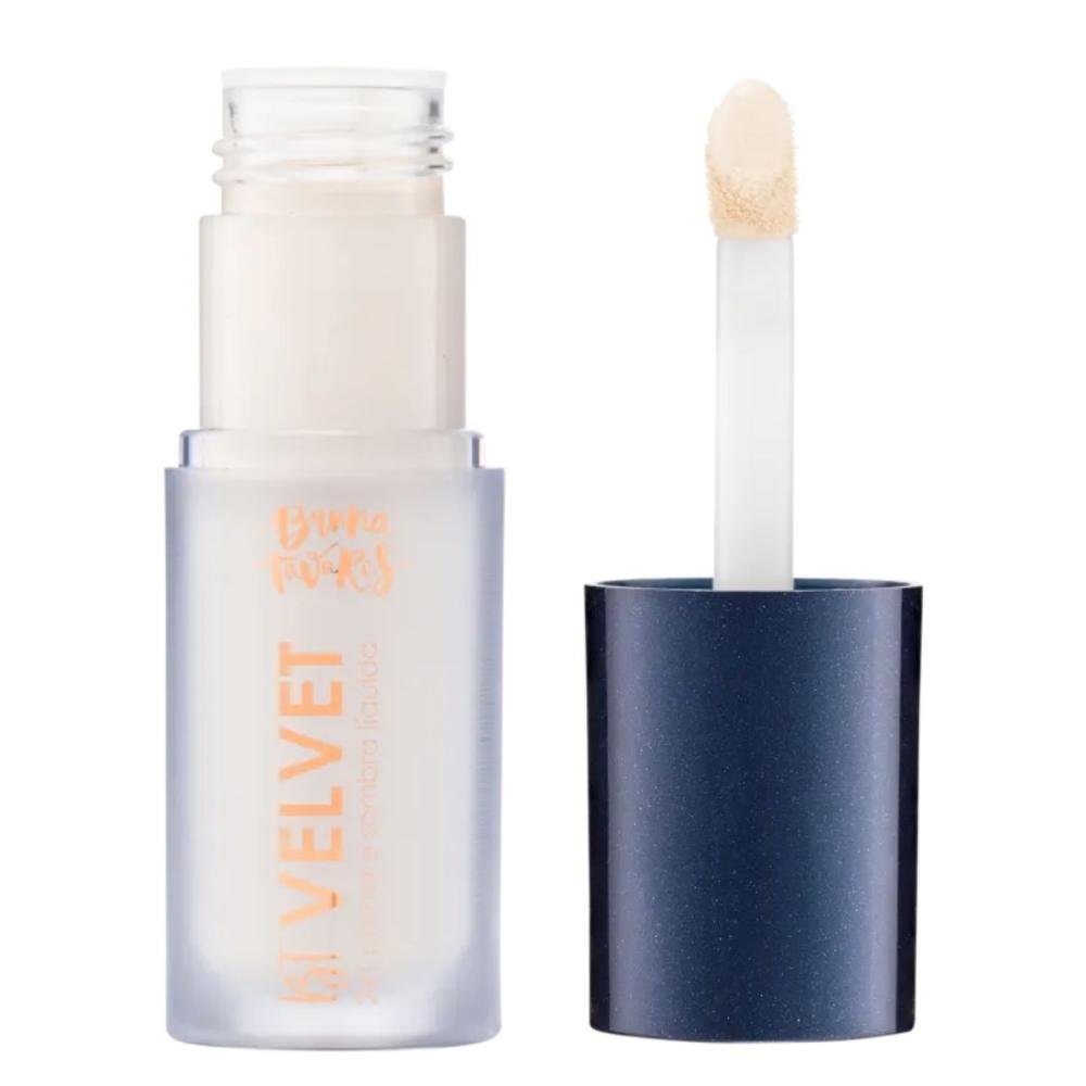 Primer e Sombra Líquida Bruna Tavares Bt Velvet 2x1 Off White Off White 3