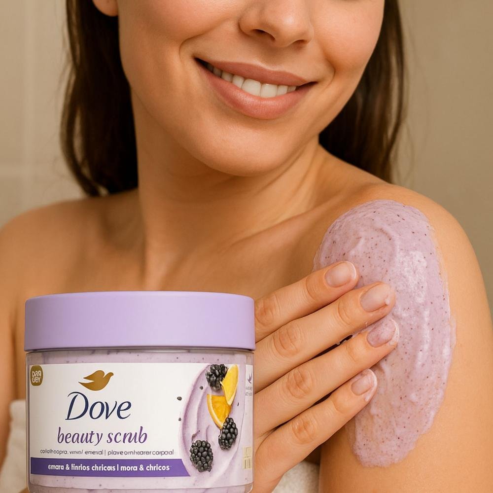 Sabonete Esfoliante Corporal Dove Beauty Scrub Amora e Frutas Cítricas 280g 280g 3