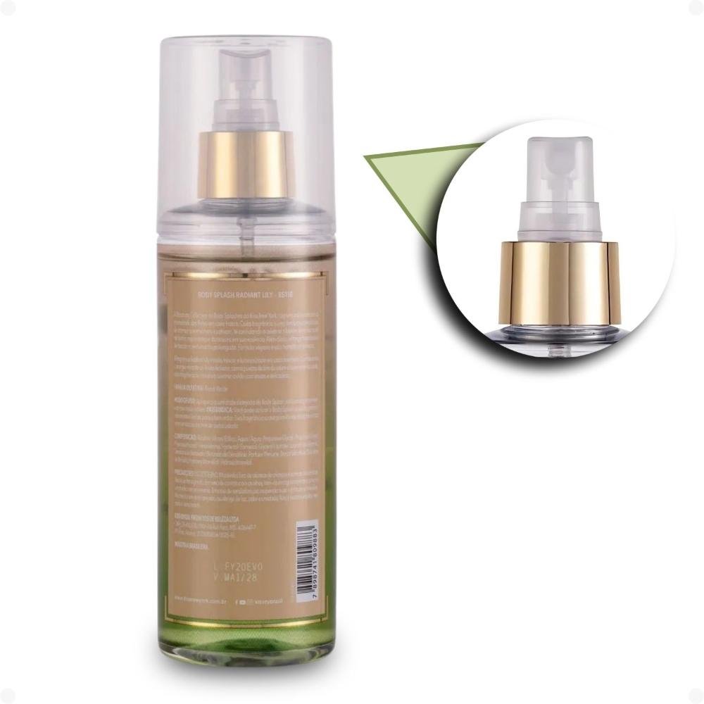 Body Splash Kiss New York Blooming Collection Radiant Lily 200ml 200ml 3