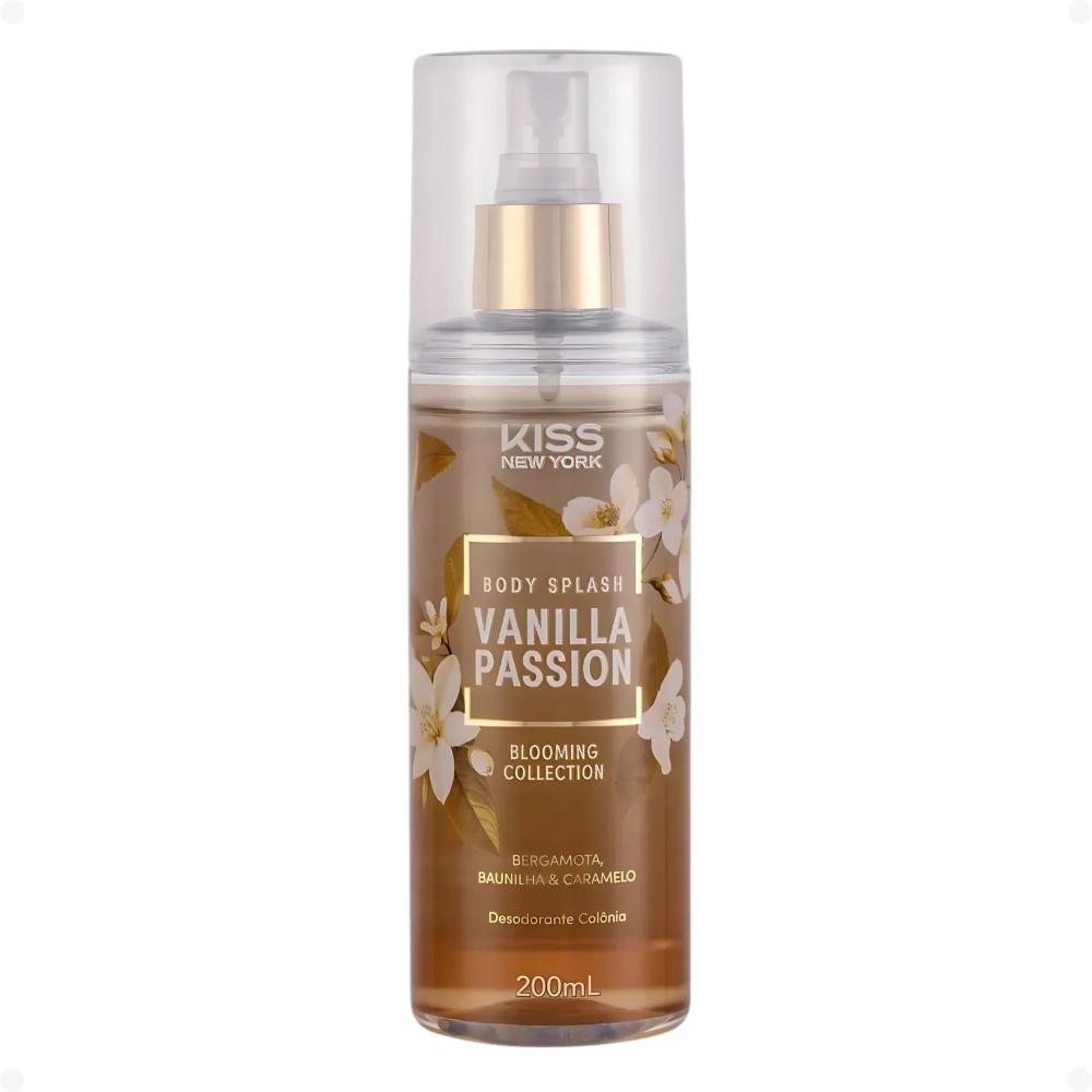 Body Splash Kiss New York Blooming Collection Vanilla Passion 200ml
