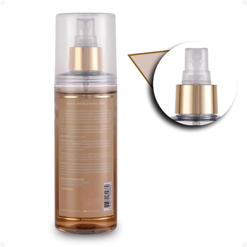 Body Splash Kiss New York Blooming Collection Vanilla Passion 200ml 200ml 3
