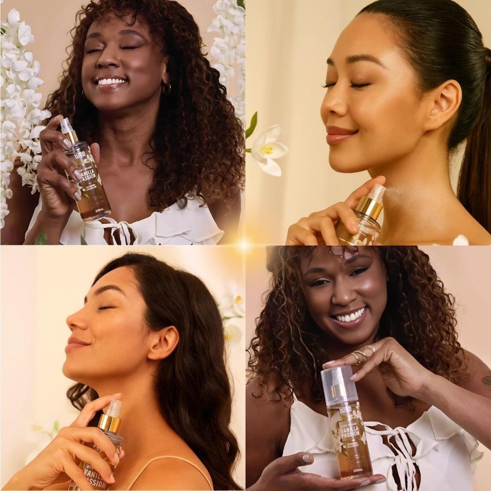 Body Splash Kiss New York Blooming Collection Vanilla Passion 200ml 200ml 5