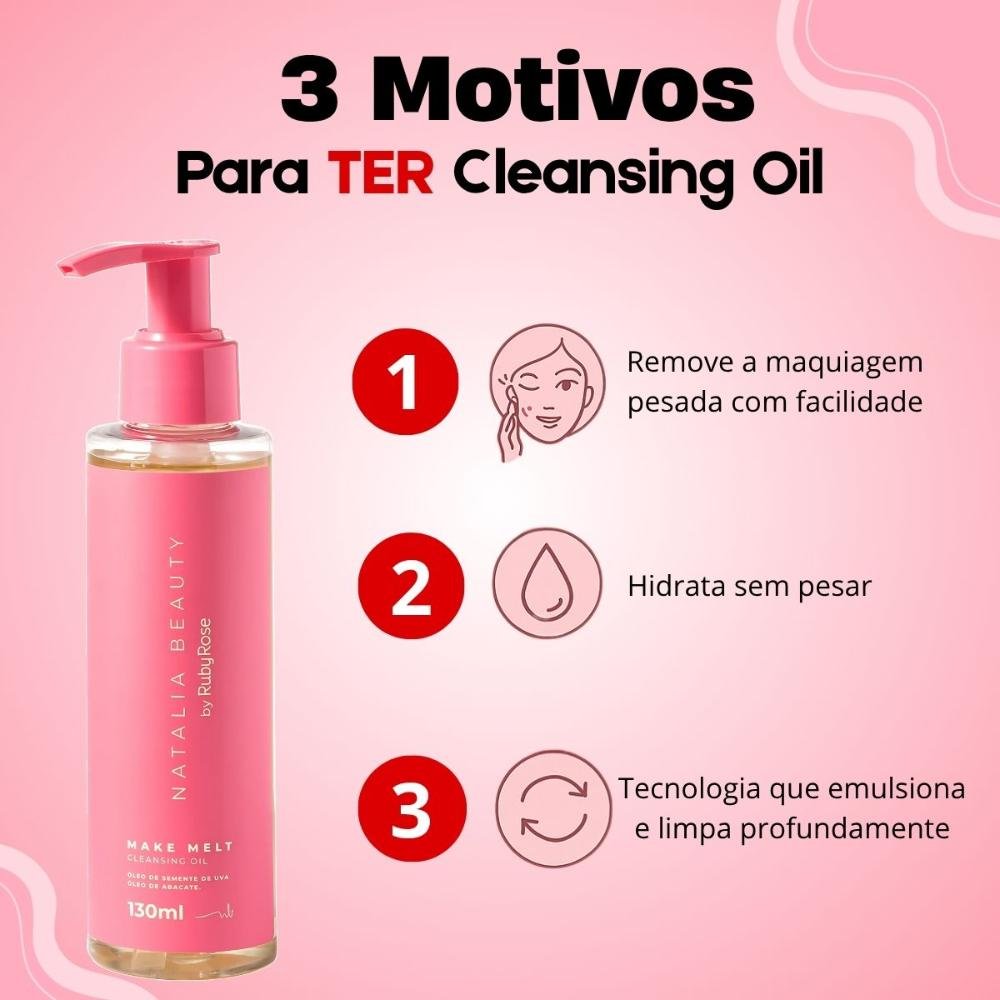 Cleansing Oil Natalia Beauty By Ruby Rose Make Melt 130ml 130ml 5