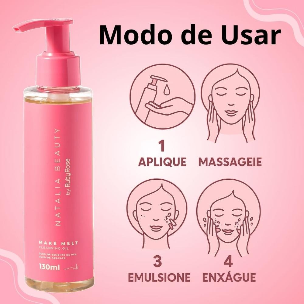 Cleansing Oil Natalia Beauty By Ruby Rose Make Melt 130ml 130ml 6