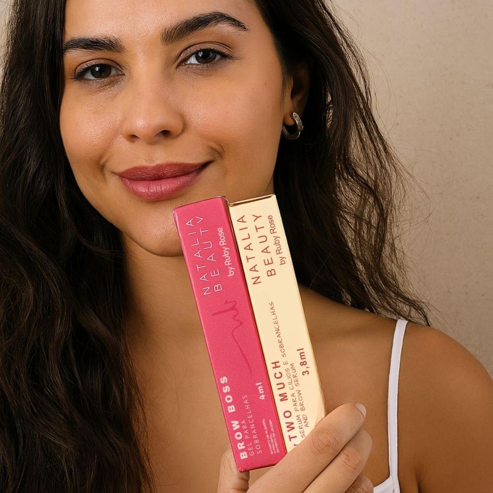 Kit Natalia Beauty by Ruby Rose: Gel Brow Boss e Sérum Two Much ÚNICO 4
