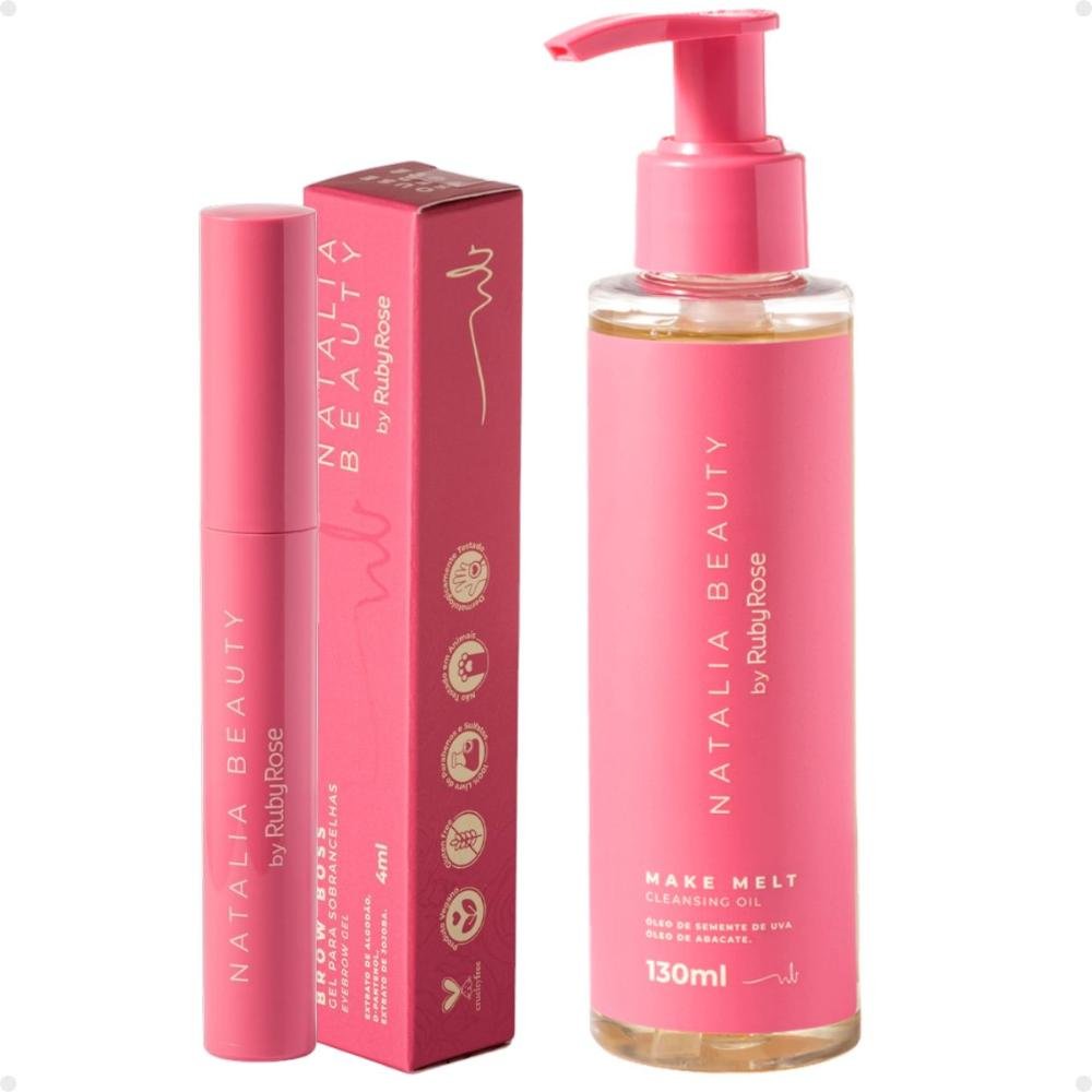 Kit Natalia Beauty by Ruby Rose: Cleansing Oil e Gel Brow Boss