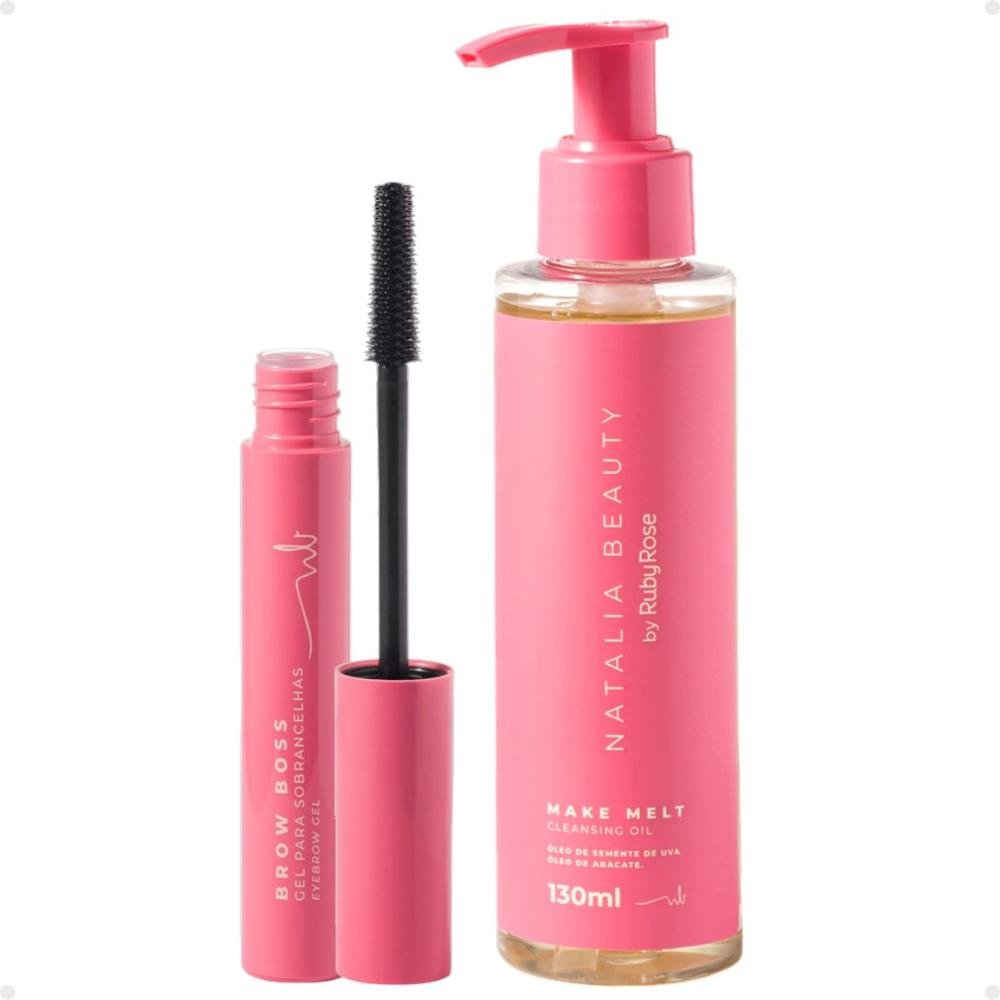 Kit Natalia Beauty by Ruby Rose: Cleansing Oil e Gel Brow Boss ÚNICO 3