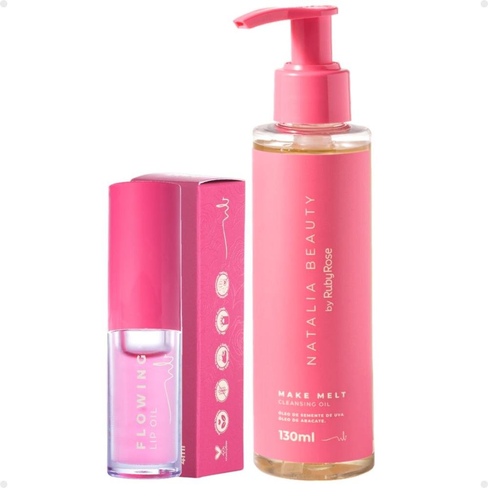 Kit Natalia Beauty by Ruby Rose: Cleansing Oil e Lip Oil