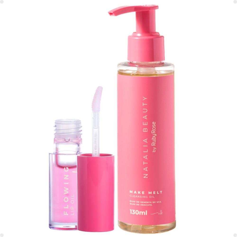 Kit Natalia Beauty by Ruby Rose: Cleansing Oil e Lip Oil ÚNICO 3