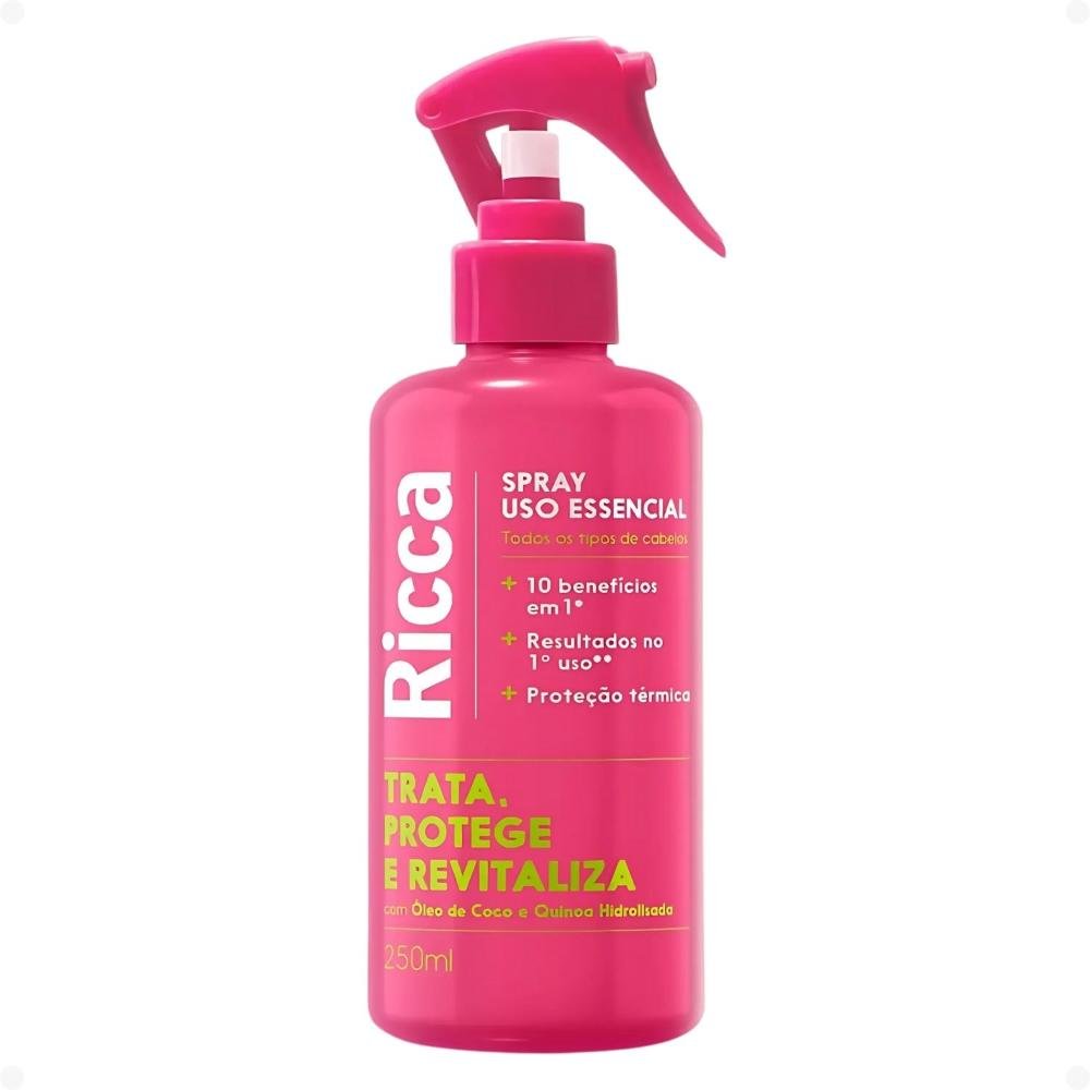 Spray Uso Essencial Ricca Trata, Protege e Revitaliza 250ml
