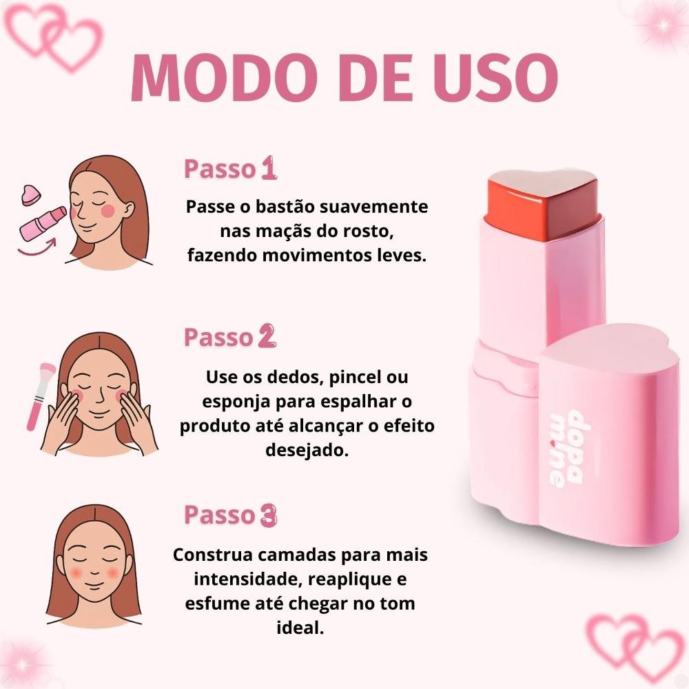 Blush Stick Ruby Rose Dopamine Acts of Service HB-M06-2 M06-2 6