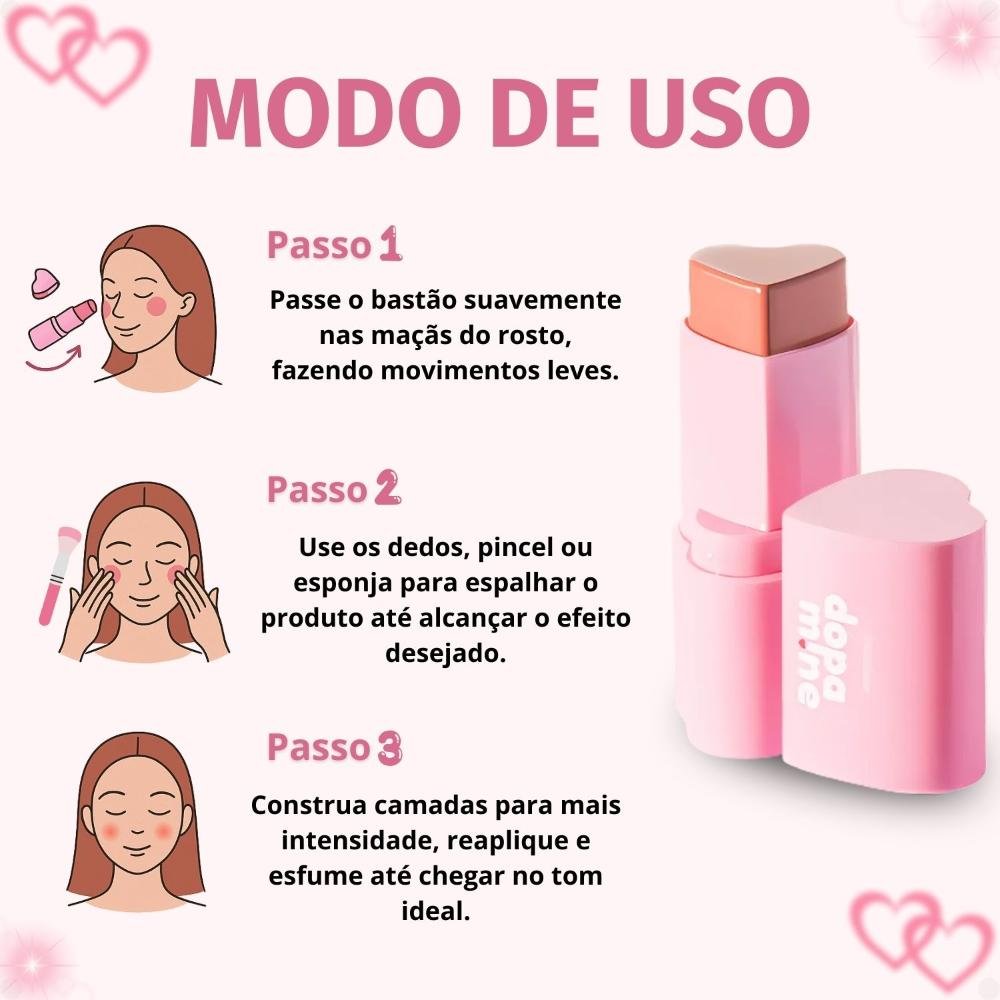 Blush Stick Ruby Rose Dopamine All Kinds of Gifts HB-M06-3 M06-3 6