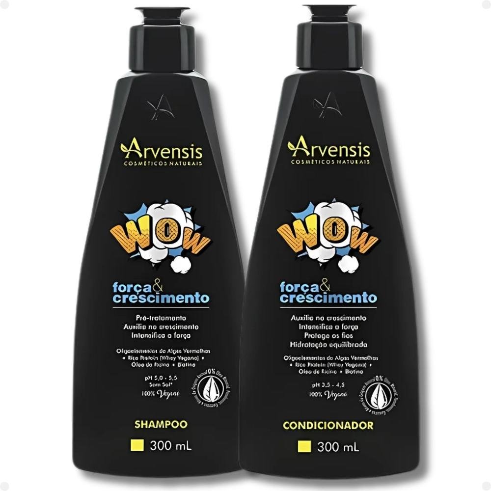 Kit Arvensis WOW: Shampoo e Condicionador 300ml