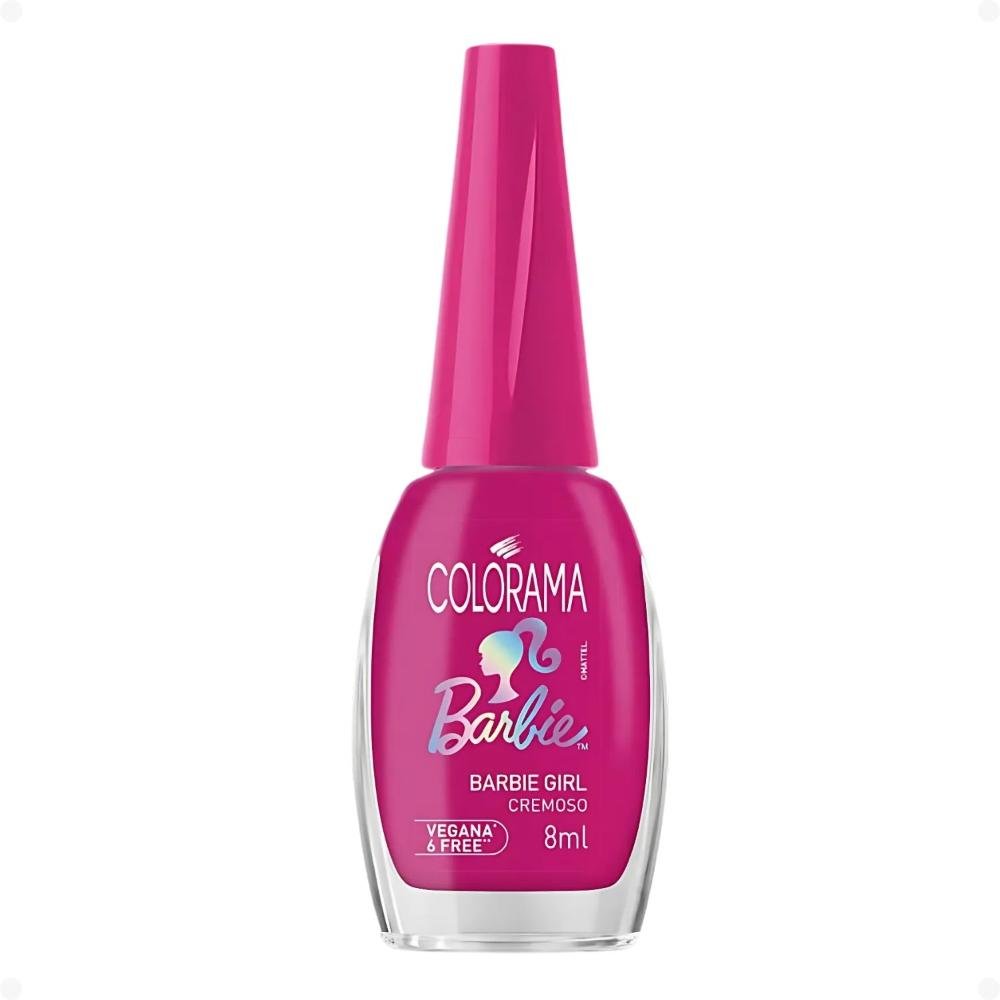 Esmalte Cremoso Colorama Barbie cor Barbie Girl 8ml