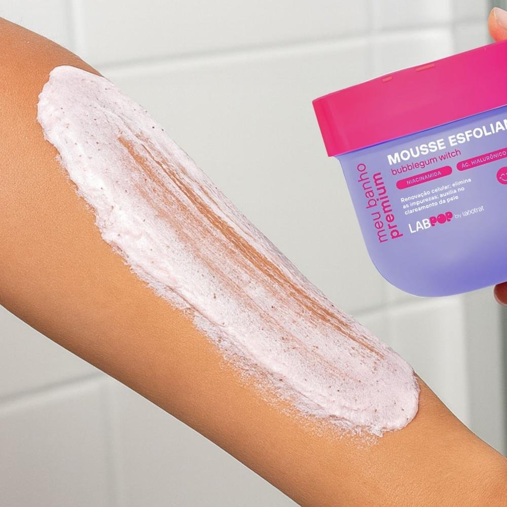 Mousse Esfoliante LabPop by Labotrat Meu Banho Premium Bubblegum Witch 240g 240g 3