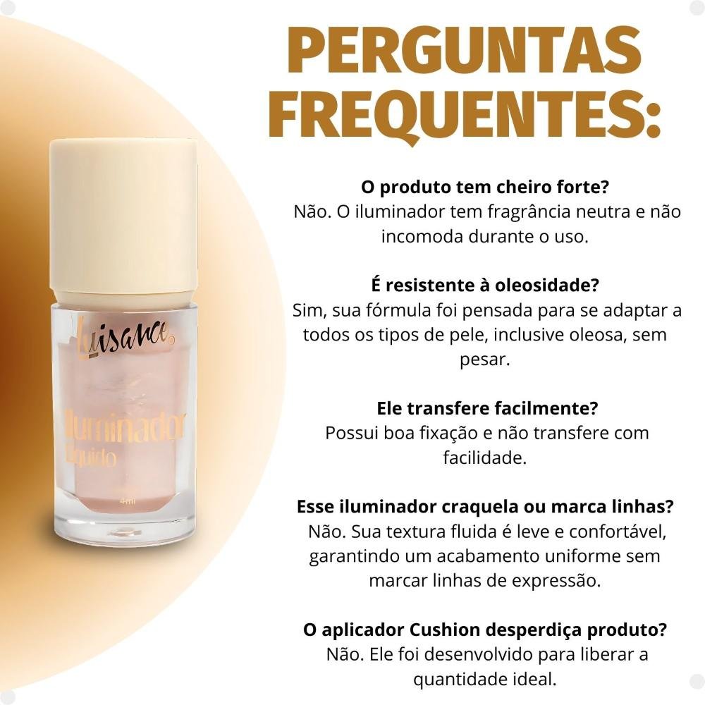 Iluminador Líquido Luisance Champanhe Ref.l3287 Champanhe 7