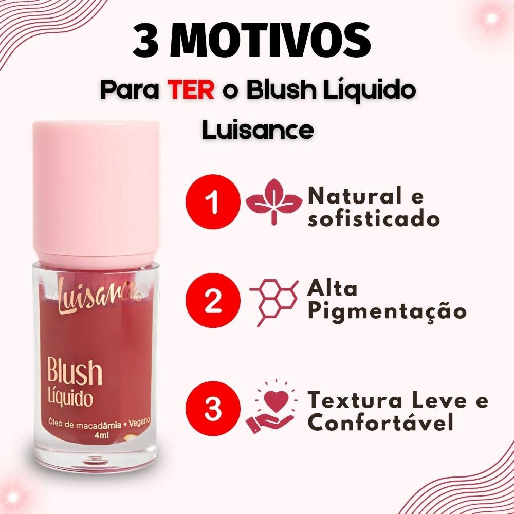 Blush Líquido Luisance Malva Ref.l3283 Malva 4