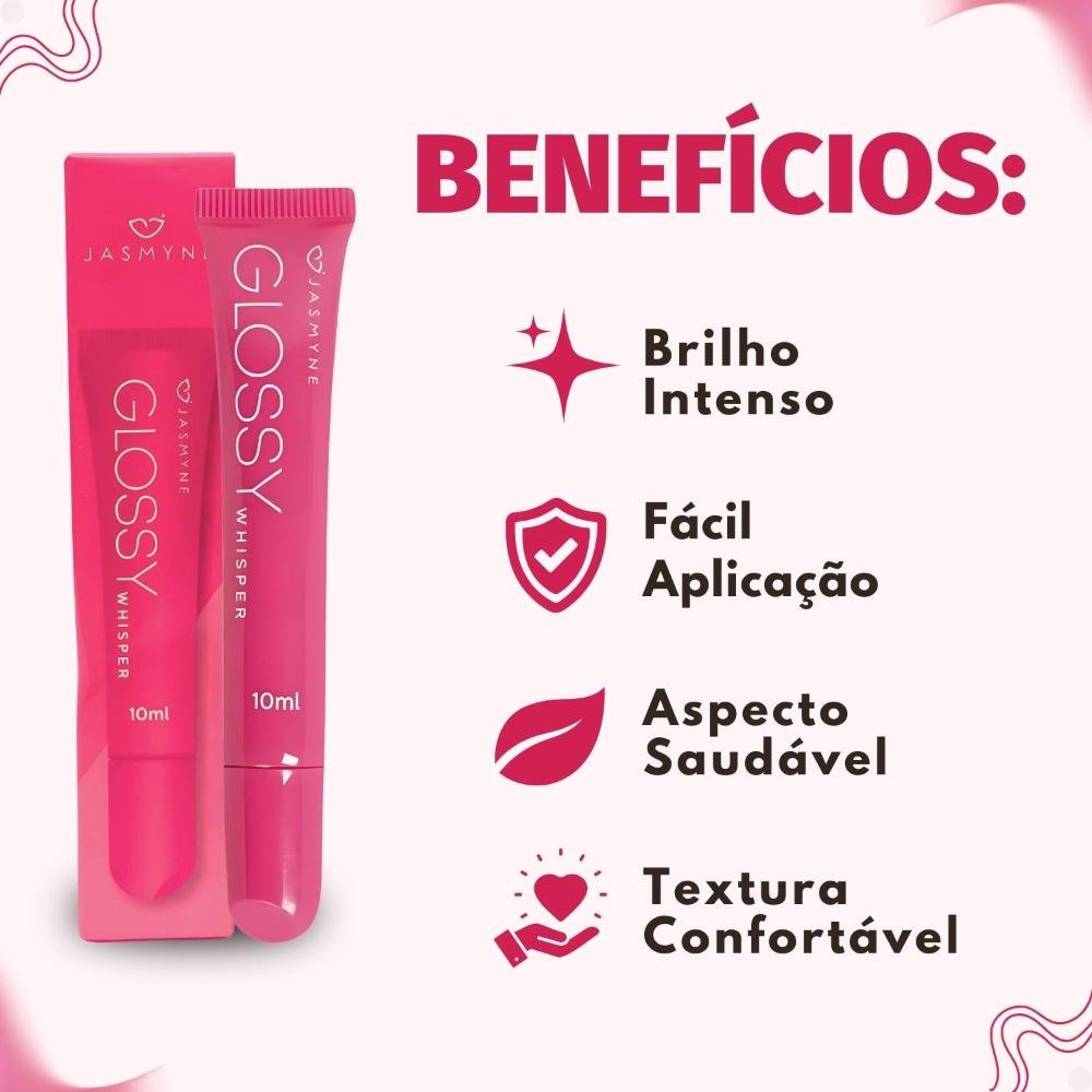 Brilho Labial Jasmyne Glossy Whisper Blush blossom J0101 Blush Blossom 2