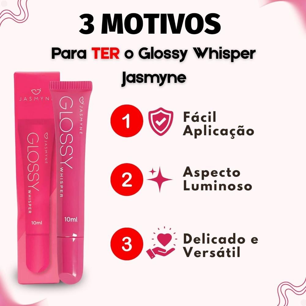 Brilho Labial Jasmyne Glossy Whisper Blush blossom J0101 Blush Blossom 5