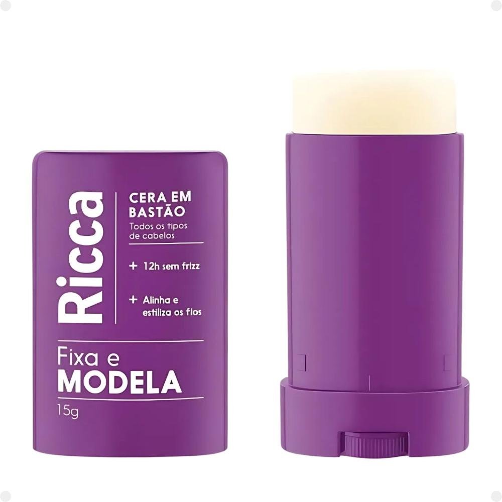 Cera Capilar em Bastão Ricca Fixa e Modela B1.00339