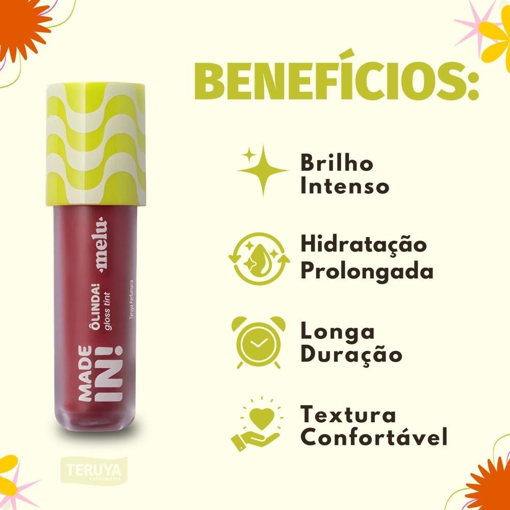 Gloss Tint Melu Made In! Ôlinda: Benzinho RRl6402-2 Benzinho 2