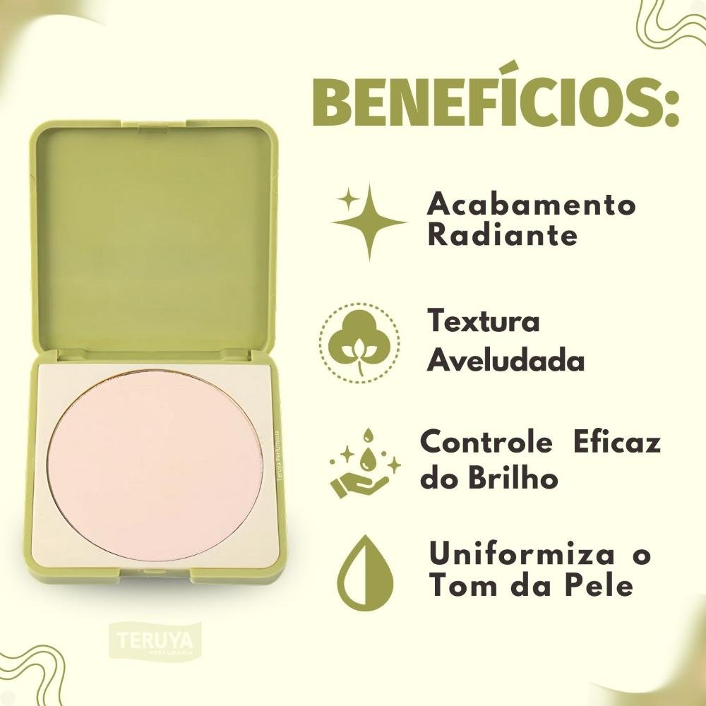 Pó Compacto Ruby Rose Silk Skin Soft Finish Acqua HB-T1400-1 ÚNICO 2