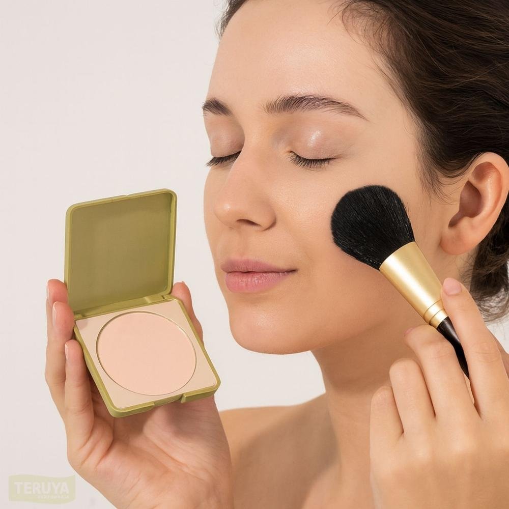 Pó Compacto Ruby Rose Silk Skin Soft Finish Acqua HB-T1400-1 ÚNICO 4