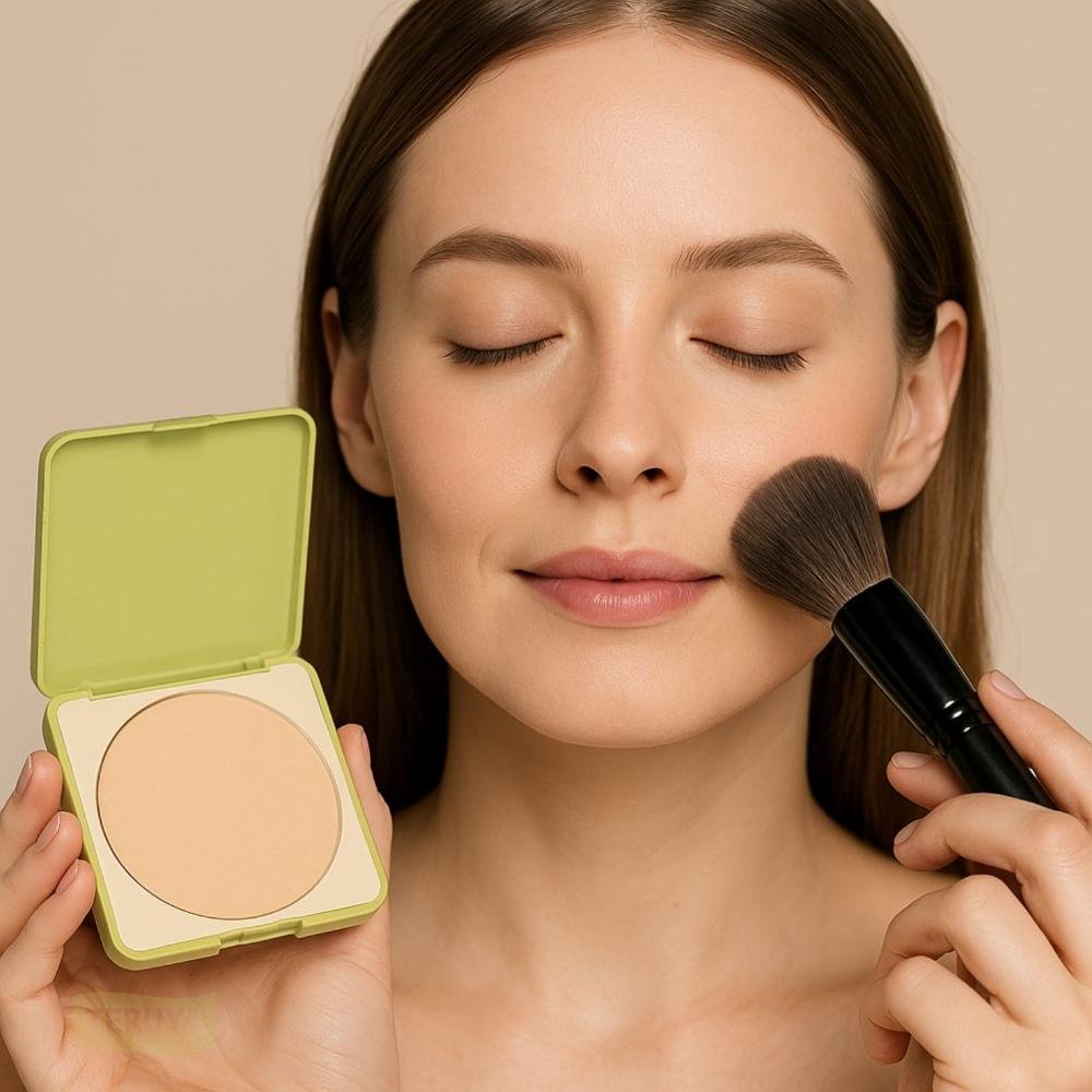 Pó Compacto Ruby Rose Silk Skin Soft Finish Sunlit HB-T1400-2 ÚNICO 4